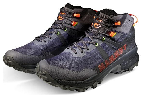 Mammut Sertig II Mid Gore-Tex Grey/Orange Hiking Shoes