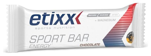 Etixx Barre énergétique Chocolat 12x40g