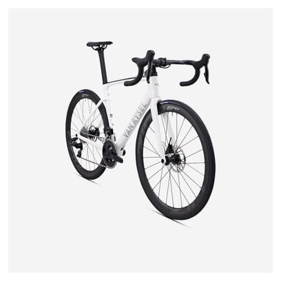 Bicicletta da strada Van Rysel RCR Sram Rival AXS 12V 700mm Bianco 2024