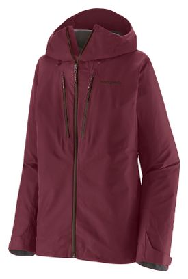 Giacca impermeabile Patagonia Triolet rossa da donna