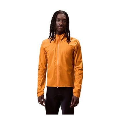 Giacca impermeabile Endura AllTrack Race Cape arancione da uomo