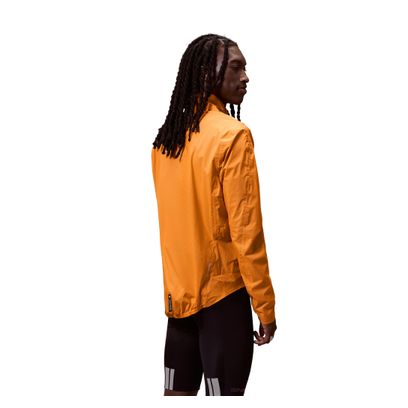 Giacca impermeabile Endura AllTrack Race Cape arancione da uomo