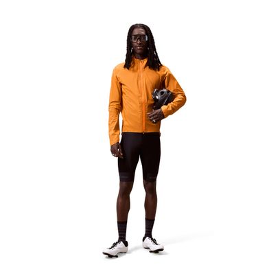 Giacca impermeabile Endura AllTrack Race Cape arancione da uomo