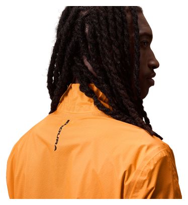 Giacca impermeabile Endura AllTrack Race Cape arancione da uomo