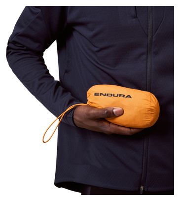Giacca impermeabile Endura AllTrack Race Cape arancione da uomo