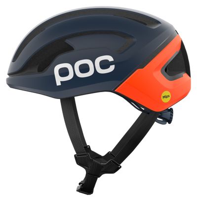 Att Visuel – Mips-Straßenhelm Poc Omne Air Blau/Orange