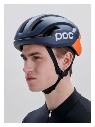 Att Visuel – Mips-Straßenhelm Poc Omne Air Blau/Orange