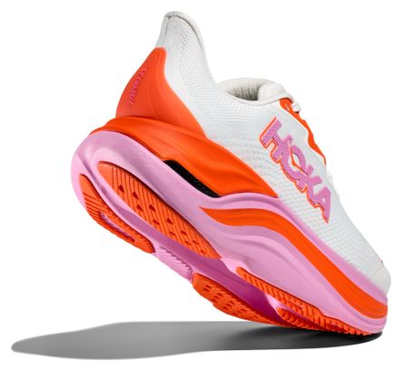 ●Hooka Red Hoka Skyward X Running Shoes White/Red/Pink Men's