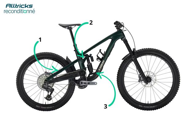 VTT Tout Suspendu Trek Slash 9.8 Sram GX Eagle AXS T-Type 12V 29/27.5'' Gén 6 - Produit Reconditionné