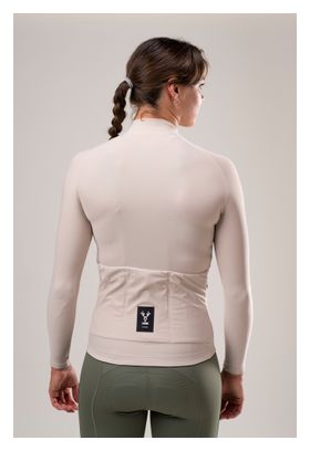 Maillot Manches Longues Femme LeBram Off-Road Mi-Saison Beige