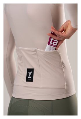 Maillot Manches Longues Femme LeBram Off-Road Mi-Saison Beige