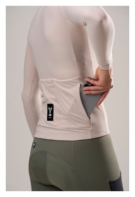Maillot Manches Longues Femme LeBram Off-Road Mi-Saison Beige