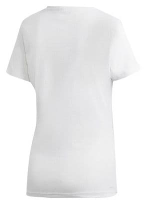adidas Design 2 Move Logo Tee DU2080  Femme  Blanc  t-shirt