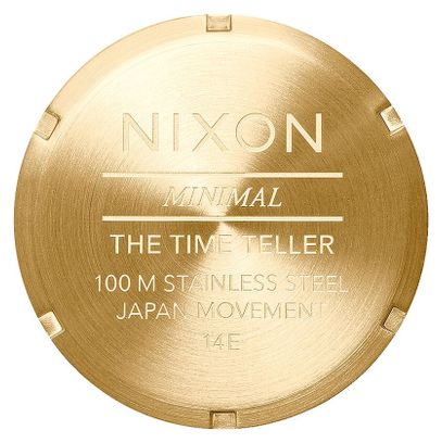 Nixon Time Teller Glänzend Grün / Gold Uhr