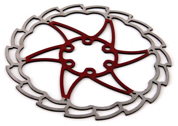 MSC Rotor ULTIMATE 160 mm 6 bouten Rood