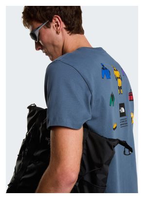 Maglietta The North Face Icon Celebration blu da uomo