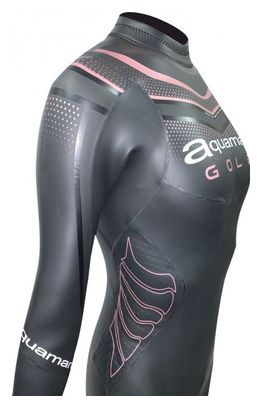 Aquaman Cell Gold Neopreen Wetsuit Zwart Goud