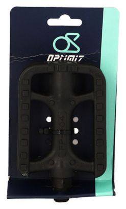 PEDALE CITY/URBAIN RESINE OPTIMIZ NOIR ERGOT ANTI DERAPANT D 9/16 (PR)