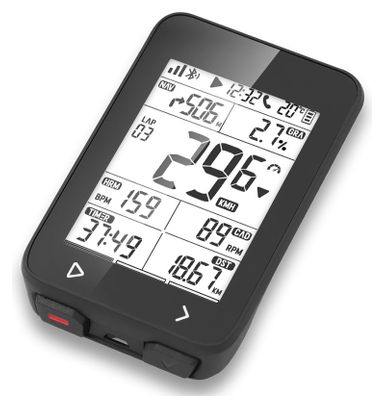 Compteur igpsport igs320 gps avec vitesse  altimetre  temperature compatible strava - option : capteur cadence  vitesse et cardio
