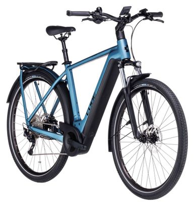 Cube Kathmandu Hybrid One 625 Electric City Bike Shimano Deore 10S 625 Wh 700 mm Blau 2023