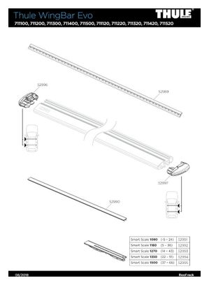 Thule 52989 joint supérieur WingBar evo-THULE