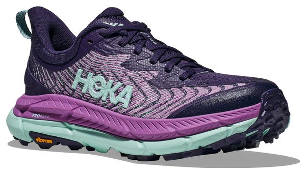 Hoka Femme Mafate Speed 4 Trail Running Schuh Violet Blue