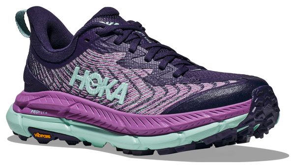 Zapatillas <strong>Hoka Mafate Speed 4 Violeta Azul Trail</strong> Running