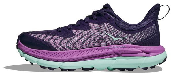 Hoka Women's Mafate Speed 4 Violet Blue Trail Running Shoes