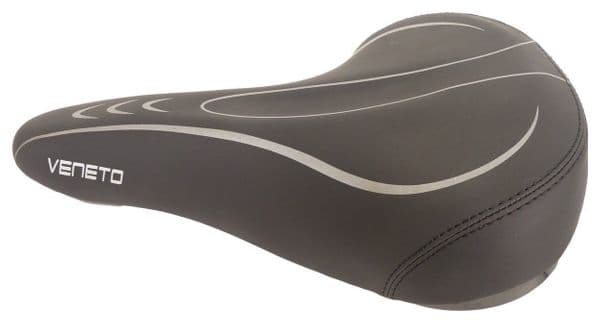 EDGE Selle De Vélo Veneto Avec Feu Arrière - Noir