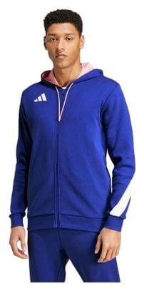 Sweat à capuche adidas Performance Team France Bleu Homme