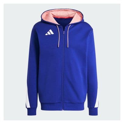 Sweat à capuche adidas Performance Team France Bleu Homme