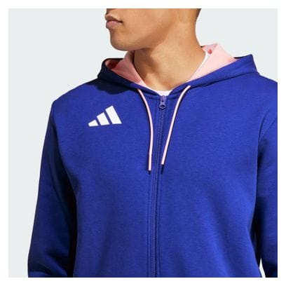 Sweat à capuche adidas Performance Team France Bleu Homme