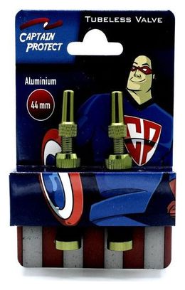 CAPTAIN PROTECT - Paire de valves Alu. 44 Mm - Vert