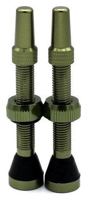 CAPTAIN PROTECT - Paire de valves Alu. 44 Mm - Vert