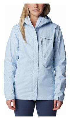 Wasserdichte Jacke Damen Columbia Pouring Adventure II Hellblau