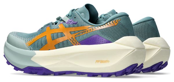 Asics Trabuco Max 5 Trail-Laufschuhe Blau/Orange für Damen