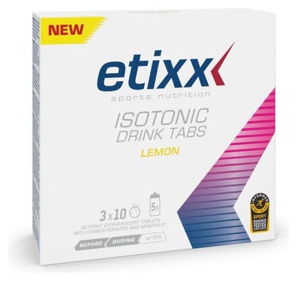 Etixx Pastilles isotoniques Citron 30 unités