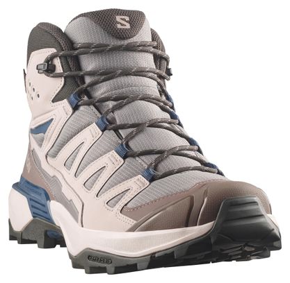 Salomon X Ultra 360 Mid GTX Men's Hiking Shoes, Gray/Brown