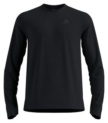 Odlo Essential Thermal Men's Long-Sleeve Shirt, Black