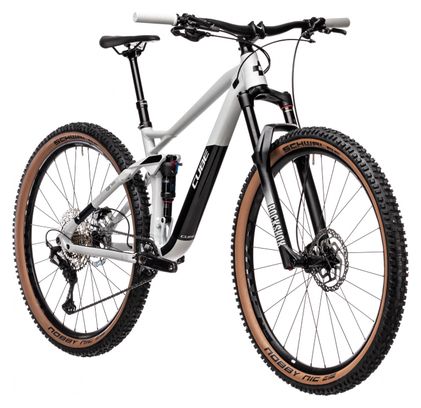 MTB Cube Stereo 120 Race 29 Full Suspension Shimano Deore / XT 12S 29'' Grigio Nero 2021