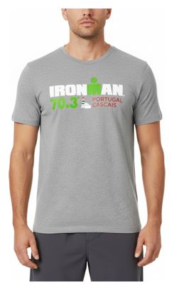 Maglietta a maniche corte grigia Ironman 70.3 Portugal-Cascais Uomo