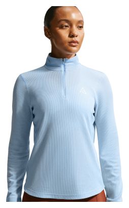 Sudadera con media cremallera Nike ACG azul para mujer