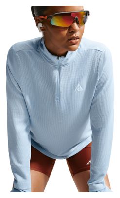Sudadera con media cremallera Nike ACG azul para mujer