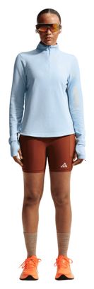 Sudadera con media cremallera Nike ACG azul para mujer