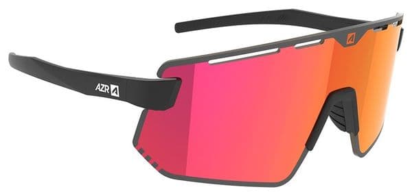 Lunettes AZR Flash Rx Noir/Ecran hydrophobe rouge multicouche