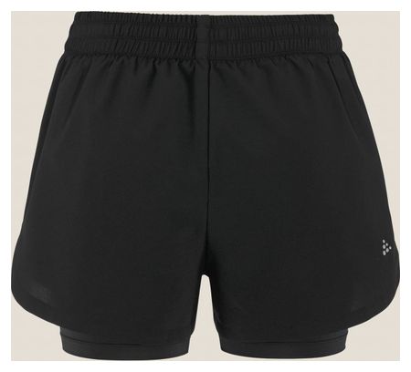 Craft ADV Essence Black Women's 2-in-1 Shorts