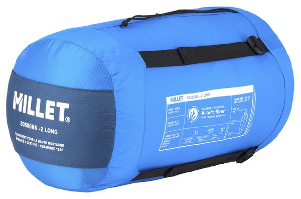 Sac de Couchage Millet Bossons -2° Bleu