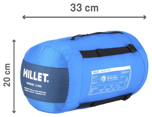 Sac de Couchage Millet Bossons -2° Bleu