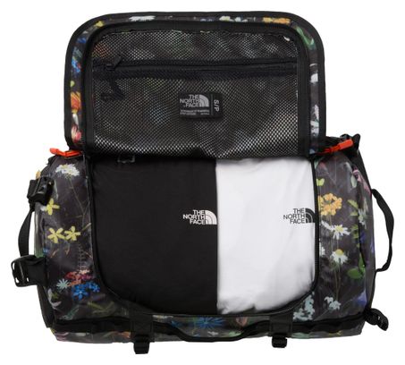 Travel Bag The North Face Base Camp Duffel S 50L Black Floral