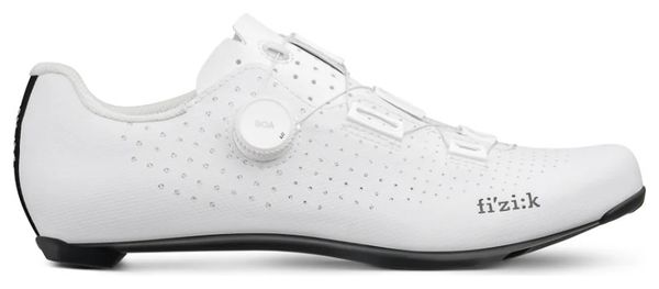 Chaussures Route Fizik Tempo Decos Wide Carbone Blanc (Large)